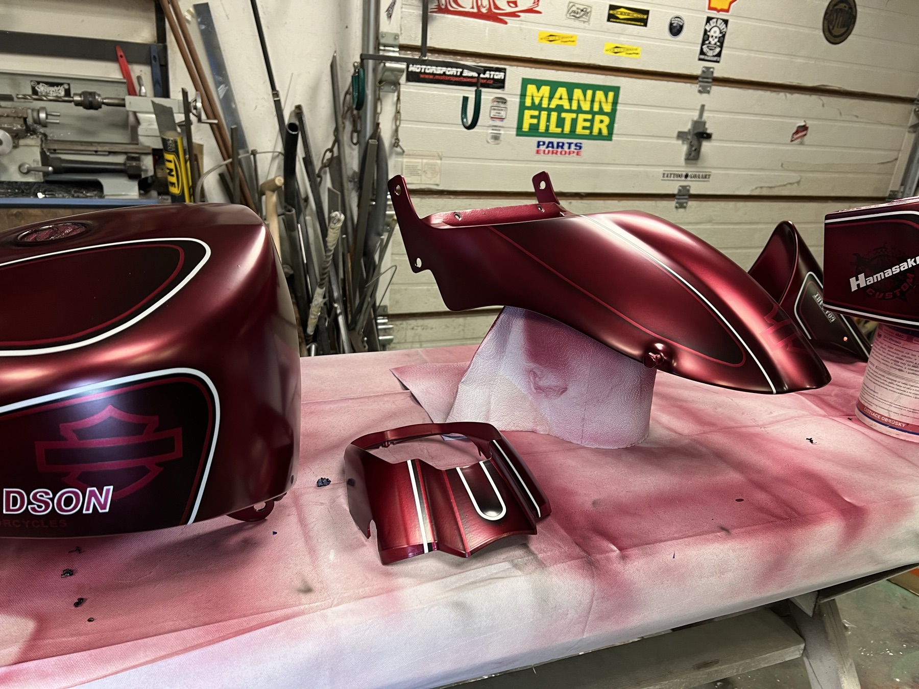 Zakázkový motocykl a řemeslný detail GOAART – realizace 3