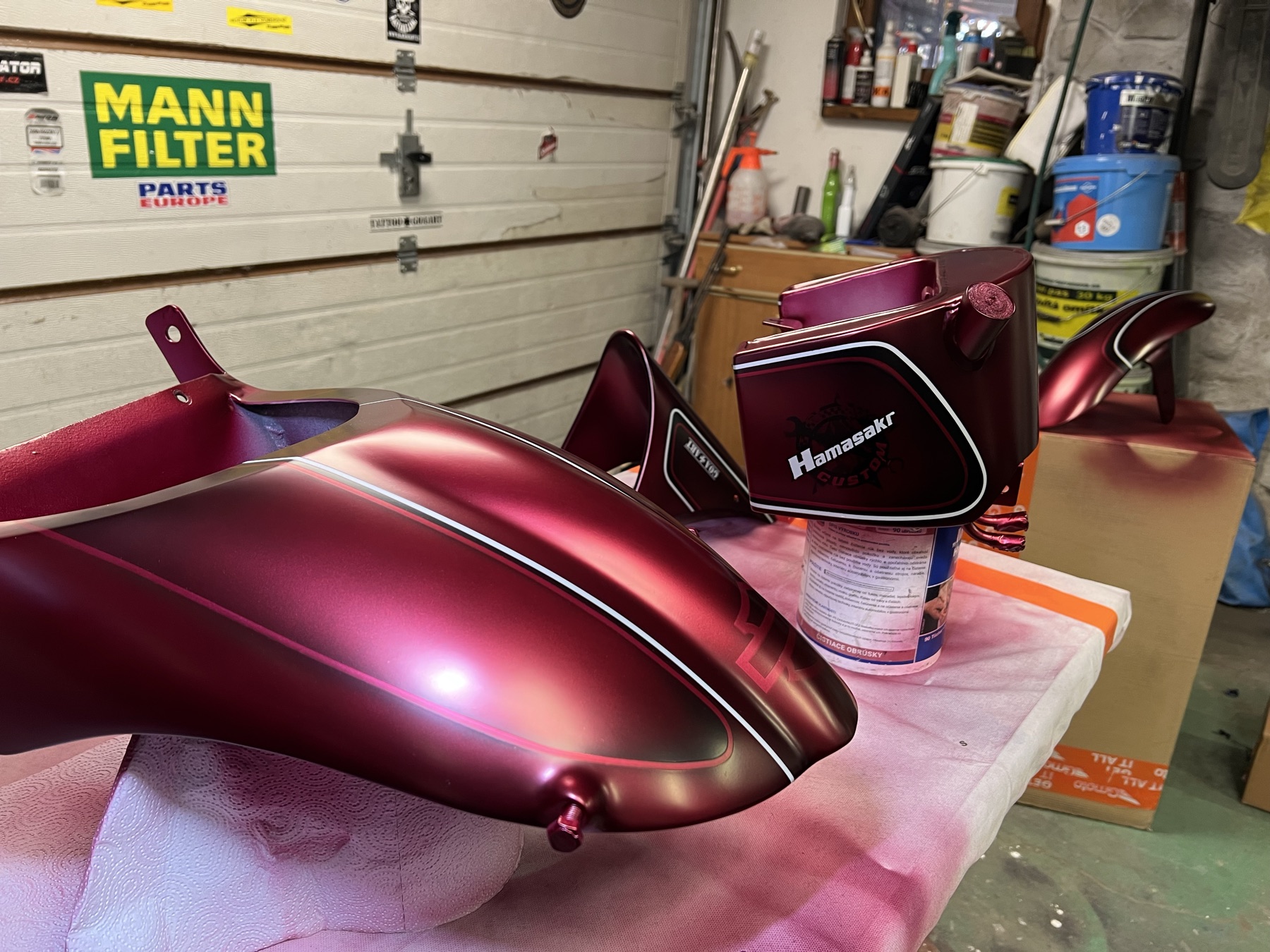 Zakázkový motocykl a řemeslný detail GOAART – realizace 4